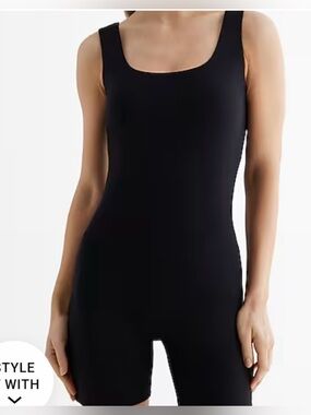EXPRESS Body Contour Shorts Jumpsuit